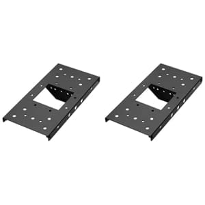 ARCHITECTURAL MAILBOXES 4x4 Steel 7540B-10 Mailbox Adapter Plate, 4" x 4", Black (Pack of 2) for $60