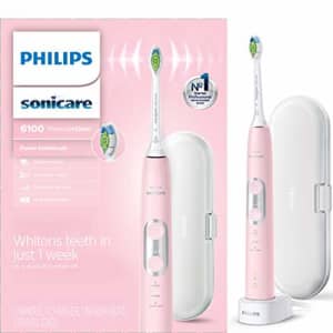 Philips Sonicare HX6876/21 ProtectiveClean 6100 Rechargeable Electric Toothbrush, Pink for $120