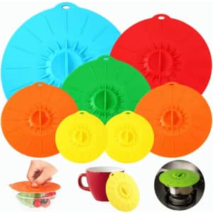 Reusable Silicone Lid 7-Pack for $9.79 w/ Prime