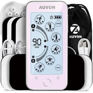 Auvon 8-Pad Dual-Channel TENS Unit for $19