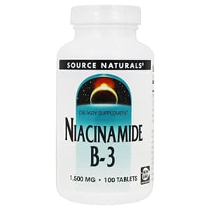 Source Naturals Niacinamide 1500mg Vitamin B-3 Timed Release Energy Support - 100 Tablets for $15