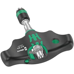 Wera 05023461001 416 RA T-Handle bitholding Screwdriver with Ratchet Function and Rapidaptor for $55