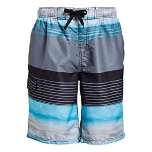 Kanu Surf Men's Legacy Swim Trunks (Regular & Extended Sizes), Moonbeam Black/Aqua, Large for $19 Kanu Surf Men's Legacy Swim Trunks (Regular & Extended Sizes), Moonbeam Black/Aqua, Large for $19