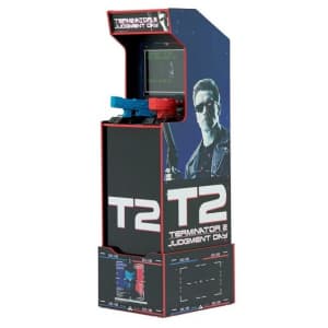 Arcade1UP Terminator 2 Judgment Day with Riser and Lit Marquee Arcade Game Machine for $675
