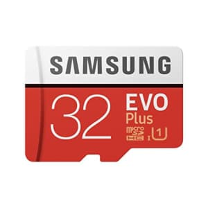 Samsung EVO Plus 32GB 95MB/s Micro SDHC Memory Card with Adapter up to (MB-MC32GA) for $19 Samsung EVO Plus 32GB 95MB/s Micro SDHC Memory Card with Adapter up to (MB-MC32GA) for $19