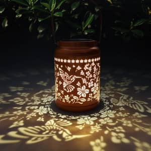 Iafand Waterproof Hanging Solar Lantern for $13 Iafand Waterproof Hanging Solar Lantern for $13