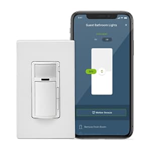Leviton Decora Smart Motion Sensing Dimmer Switch, Wi-Fi 2ndGen, Neutral Wire Required, Works with for $45