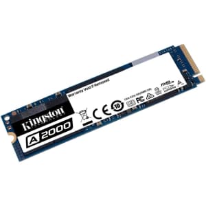 Kingston 1TB A2000 M.2 2280 Nvme Internal SSD for $80 Kingston 1TB A2000 M.2 2280 Nvme Internal SSD for $80