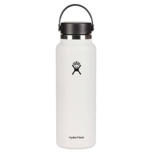 Hydro Flask 40-oz. Wide Mouth Water Bottle for $28