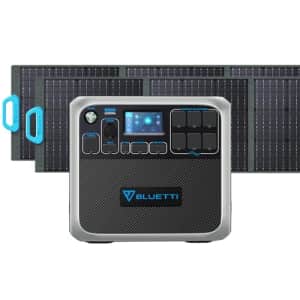 BLUETTI Solar Generator AC200P with 2 200W Solar Panels Included, 2000Wh Portable Power Station w/ for $1,499