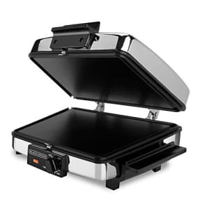 Black + Decker BLACK+DECKER 3-in-1 Waffle Maker with Nonstick Reversible Plates, Stainless Steel, G48TD for $76 Black + Decker BLACK+DECKER 3-in-1 Waffle Maker with Nonstick Reversible Plates, Stainless Steel, G48TD for $76