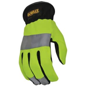 radians inc dpg870xl Dewalt, Extra Large, Hi-Visibility Synthetic Leather Performance Work Glove for $15