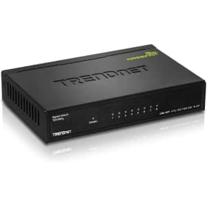 TRENDNet 8-Port Gigabit GREENnet Switch for $25
