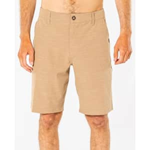 Rip Curl Men's Jackson Boardwalk Hybrid Shorts, Dark Khaki, 29 for $42