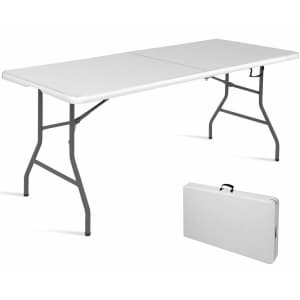 Costway 6-Foot Portable Folding Table for $56
