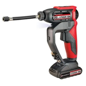 Powerbuilt 20V Lithium-Ion Cordless Tire Inflator for $59 Powerbuilt 20V Lithium-Ion Cordless Tire Inflator for $59