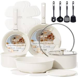 Carote 19-Piece Nonstick Cookware Set for $50 Carote 19-Piece Nonstick Cookware Set for $50