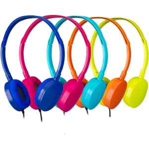 YMJ Kids' Headphones 5-Pack for $14