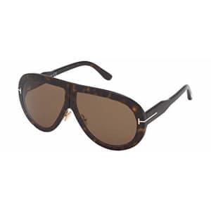 Tom Ford TROY FT 0836 Dark Havana/Light Brown 61/10/140 unisex Sunglasses for $208