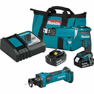 Makita XT255TX2 18V LXT Lithium-Ion Cordless 2-Pc. Combo Kit with Collated Autofeed Screwdriver for $509