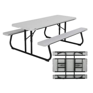 Lifetime 6-Foot Classic Folding Picnic Table for $69
