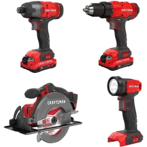 Craftsman V20 Cordless 4-Tool Combo Kit for $179 Craftsman V20 Cordless 4-Tool Combo Kit for $179
