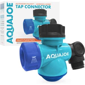 Aqua Joe Outdoor Faucet / Garden Hose Tap Connector for $7