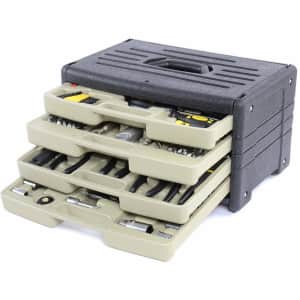 JEGS 99-Piece Tool Set w/ 4-Drawer Carry Case for $45