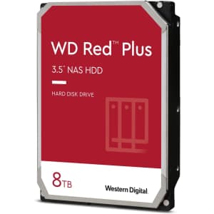 WD Red Plus 8TB Internal HDD for $168