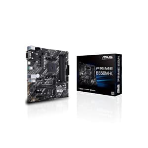 ASUS Prime B550M-K AMD B550 Socket AM4 Micro ATX DDR4-SDRAM Motherboard for $143 ASUS Prime B550M-K AMD B550 Socket AM4 Micro ATX DDR4-SDRAM Motherboard for $143