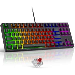 87-Key Wired Mechanical Keyboard for $40