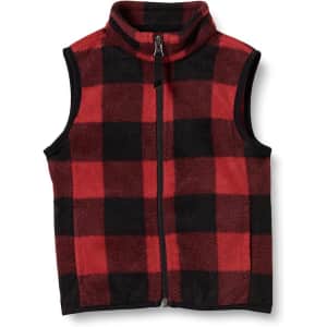 Amazon Essentials Boys' Polar Fleece Vest from $4