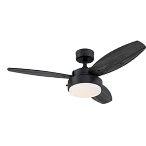 Westinghouse Alloy Ceiling Fan, 42-Inch, Matte Black for $78 Westinghouse Alloy Ceiling Fan, 42-Inch, Matte Black for $78