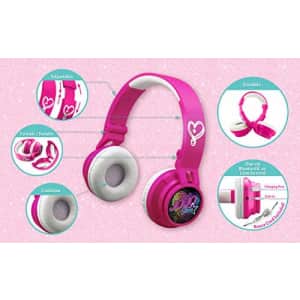 eKids JoJo Siwa Kids Bluetooth Headphones for Wireless Rechargeable Foldable Bluetooth Headphones with for $27 eKids JoJo Siwa Kids Bluetooth Headphones for Wireless Rechargeable Foldable Bluetooth Headphones with for $27