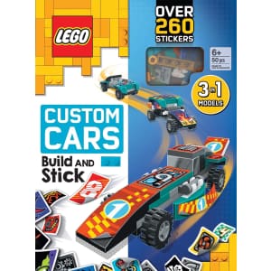 LEGO Custom Cars Build and Stick Activity Book for $7