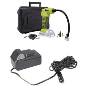 Sun Joe 24V iON+ Cordless Portable Air Compressor Kit + Pro Car Adapter for $72 Sun Joe 24V iON+ Cordless Portable Air Compressor Kit + Pro Car Adapter for $72