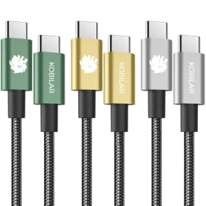 240W USB-C Charging Cable 3-Pack for $4