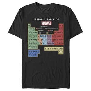 Marvel Men's T-Shirt, Black, XXX-Large for $18