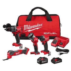 Milwaukee Power Tool Kits at Home Depot: Buy 1, get up to 2 free tools