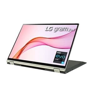LG Gram 16T90P - 16" WQXGA (2560x1600) 2-in-1 Lightweight Touch Display Laptop, Intel evo with 11th for $1,230