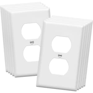 Enerlites Duplex Wall Plates 10-Pack for $9