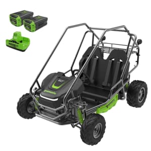 Greenworks 60V Gen 2 Stealth Series All-Terrain Electric Youth Go-Kart w/ 2 8Ah Batteries and Charger for $2,125