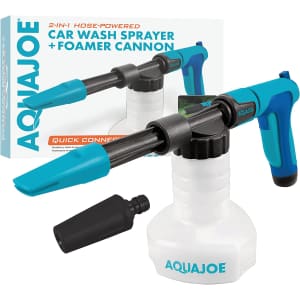 Aqua Joe 2-in-1 Car Wash Sprayer / Foamer Cannon for $18