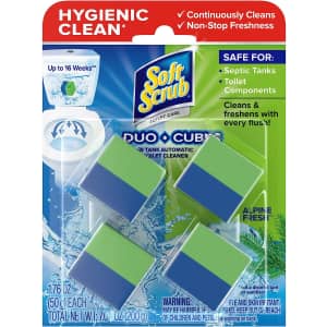 Soft Scrub in-Tank Toilet Cleaner Duo-Cubes 4-Count for $3.58 via Sub & Save