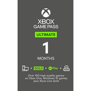 Xbox Game Pass Ultimate 1-Month Subscription: $7.97