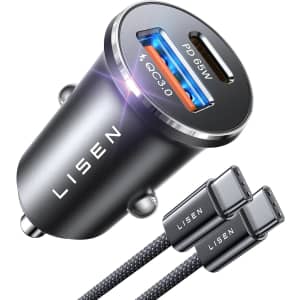Lisen 95W USB-C Car Charger for $8.76 w/ Prime