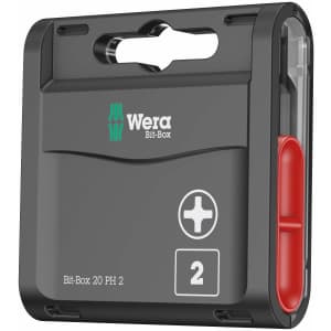 Wera Tools 1/4" Bit Bit-Box for $9 Wera Tools 1/4" Bit Bit-Box for $9