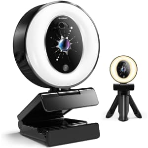 Ouperael 2K Webcam with Ring Light for $20 Ouperael 2K Webcam with Ring Light for $20