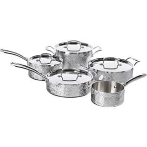 Cuisinart HTP-9 Cookware Set, Stainless Steel, Medium for $130