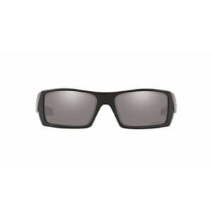 Oakley Men's OO9014 Gascan Rectangular Sunglasses, Matte Black/Prizm Black, 60mm for $165